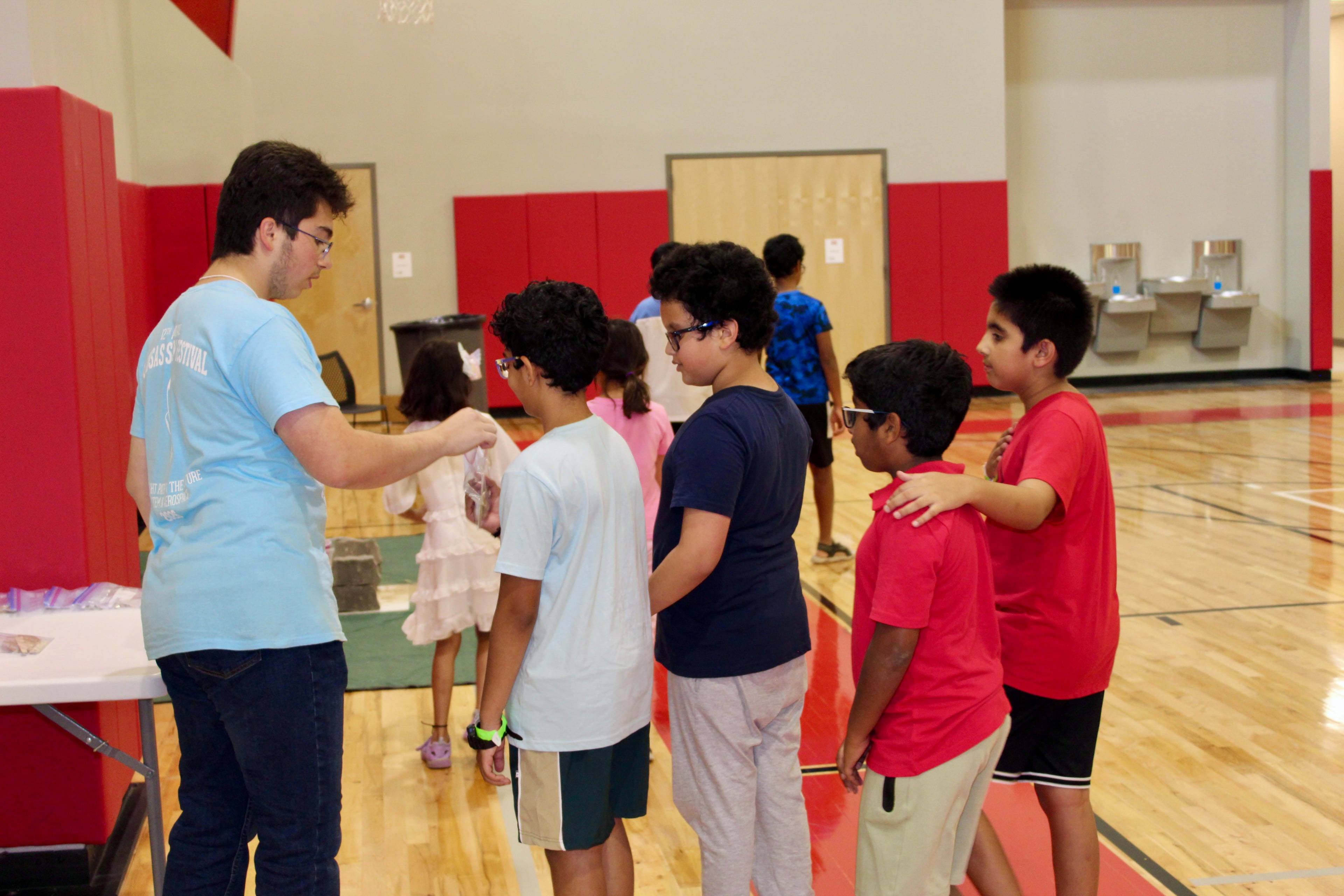 The Catapult competition in progress